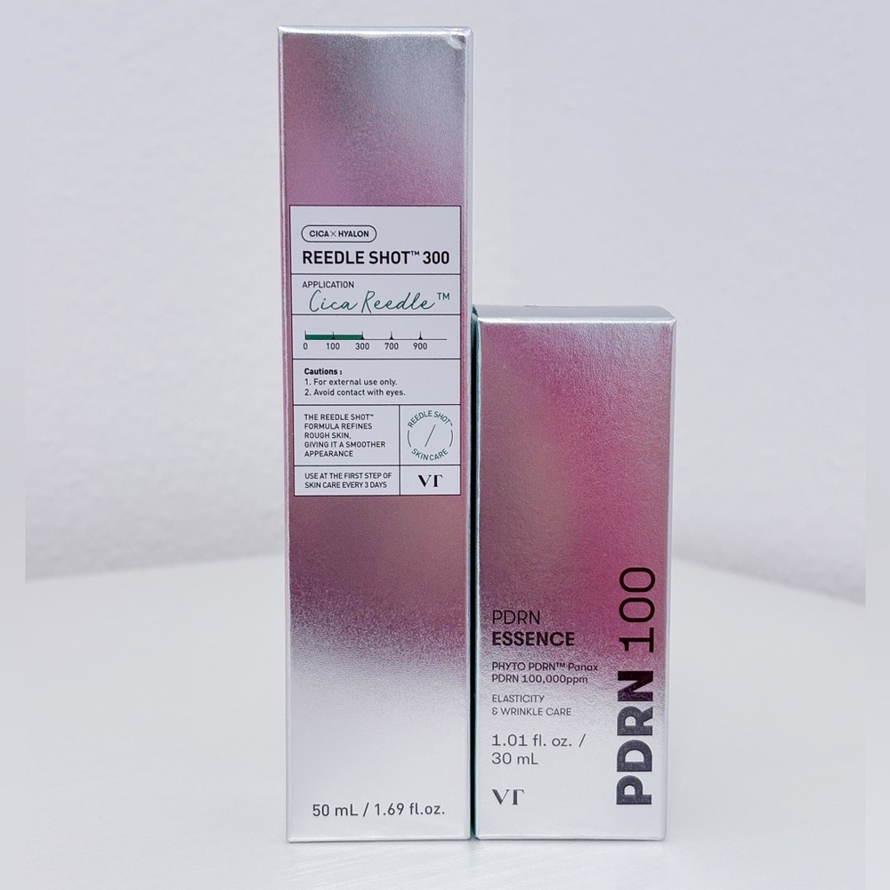 VT Cosmetics Reedle Shot 300 & PDRN Essence Bundle